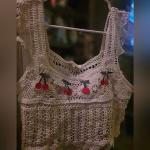 2 Piece Cherry Rebellion Knit Set